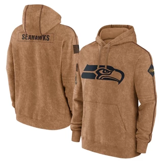 NFL 2023 Seattle Seahawks Vikings Hoodie Salute Para Serviço De Casaco Therma Pullover Sideline