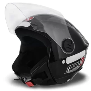 Capacete Aberto New Liberty 3 Preto Brilhante (60)