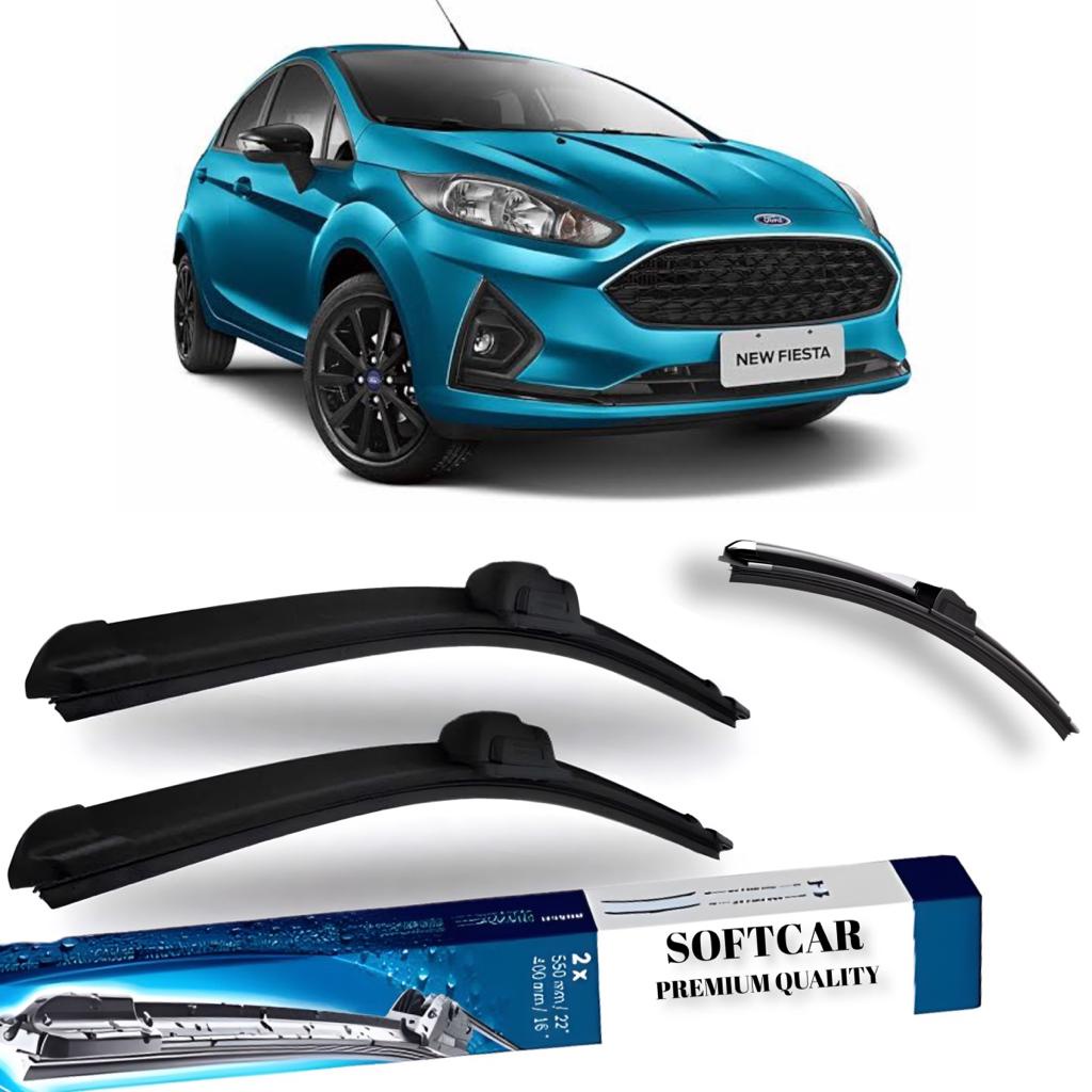 Par de Palhetas para Limpador de Parabrisa Dianteiro para Ford New ...