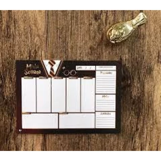 PLANNER DE MESA A5 SEMANAL 25 FOLHAS   HARRY GRAVATA PLAN017 em Oferta na Shopee