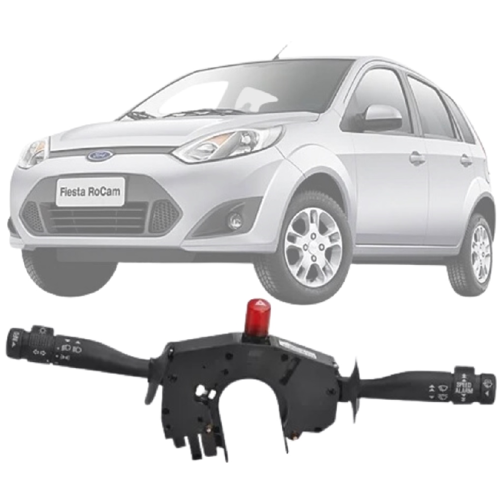 CHAVE DE SETA FIESTA HATCH ROCAM 2009 A 2014 C/ SPEED ALARM | Shopee Brasil