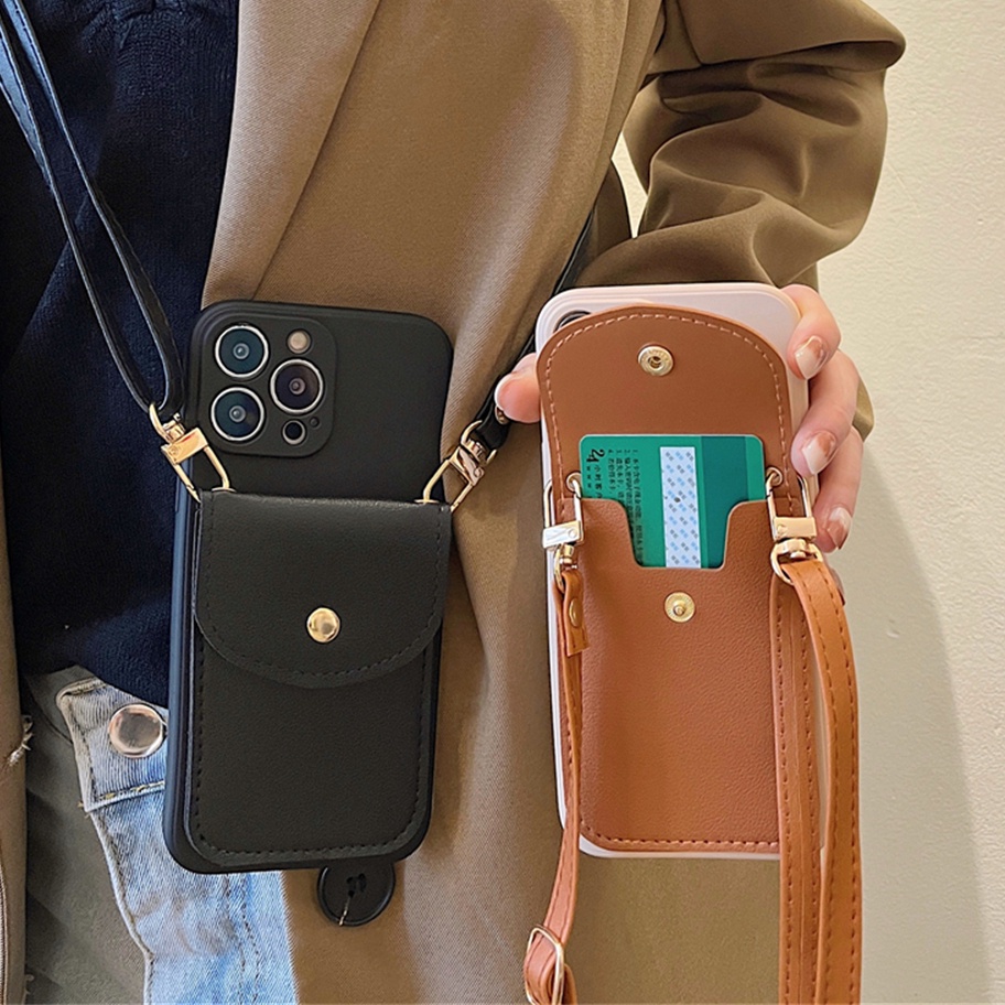 Moda Touch Screen Bloqueio Celular Bolsa Das Mulheres Titular Do