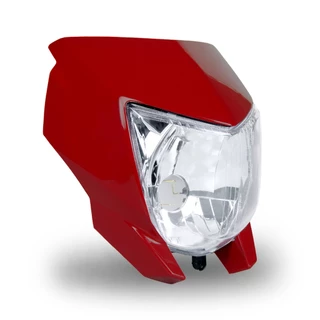 Farol Completo Com Carenagens Laterais Lander 250 Vermelha - 2009 A 2011 E 2017 - Foco Sportive
