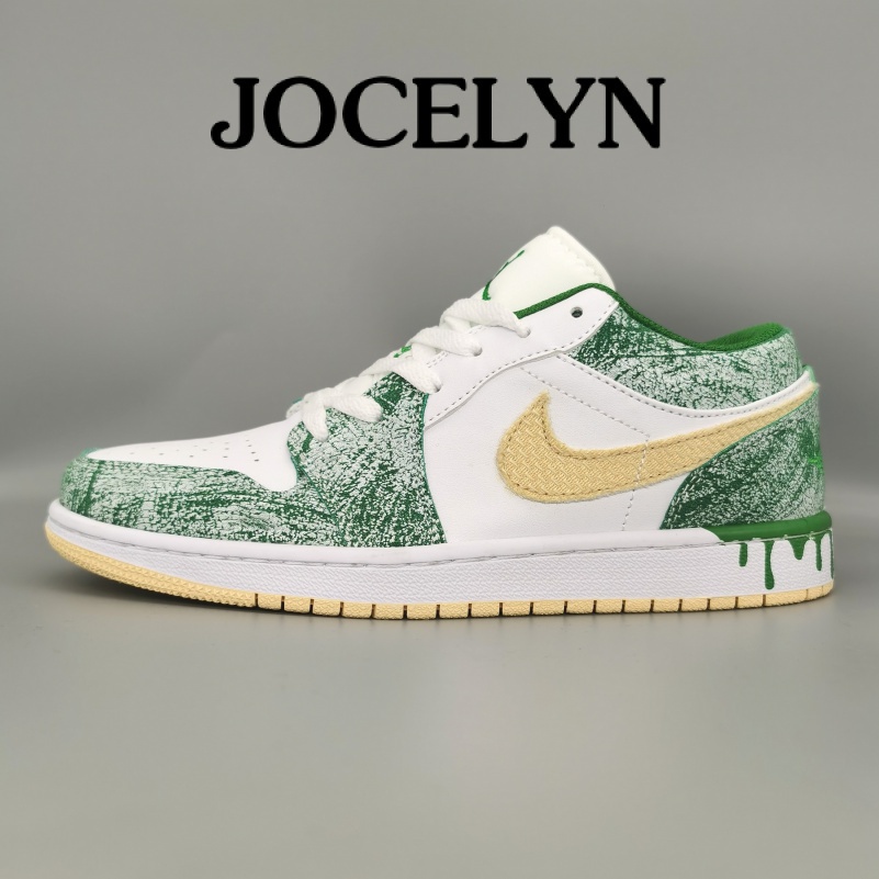 2024jo 1 Sapatos de sorvete antiderrapante e resistente ao desgaste e basquete retrô