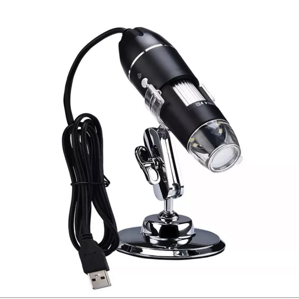 Microscópio Zoom 1600x CAM 2.0 Mp Profissional Digital Usb