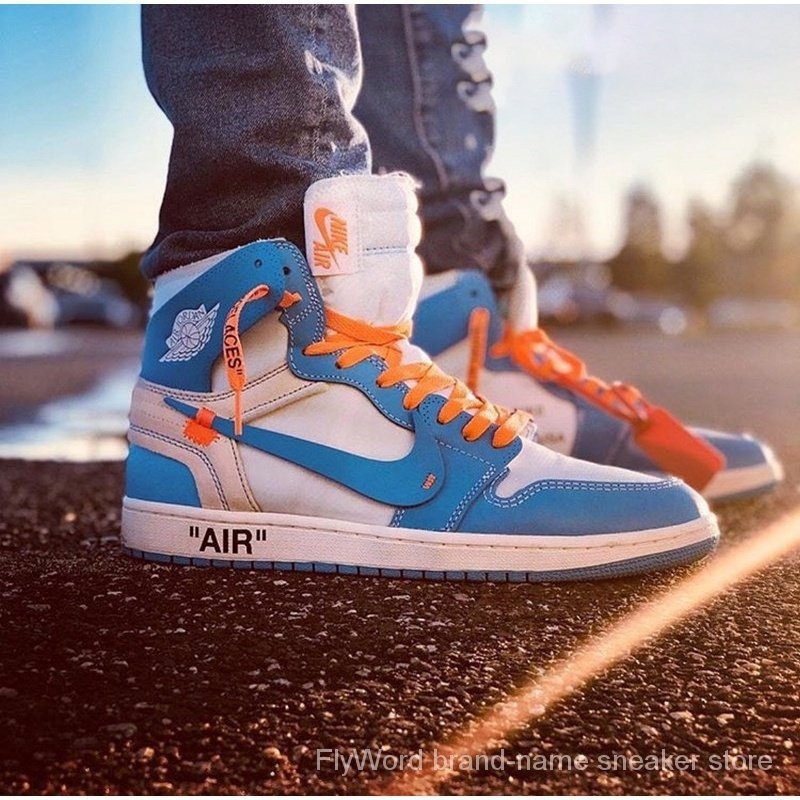 AIR JORDAN 1 HIGH OG X OFF WHITE ' UNC ' - Os melhores Tênis estão