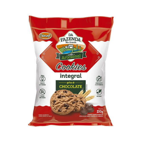 COOKIES CHOCOLATE ZERO LACTOSE 100G DA FAZENDA | Shopee Brasil