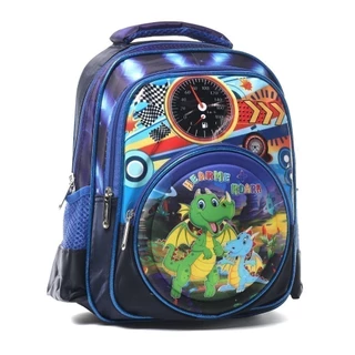 Linda e prática mochila escolar 3D para meninos, 3 compartimentos   marisa em Oferta na Shopee