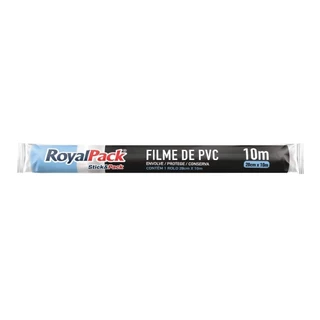 Filme PVC RoyalPack 28cmx10m - Embalagem com 25 Unidades em Oferta na Shopee