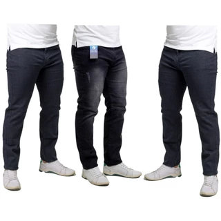 Kit 3 Calças Jeans Masculinas Slim Lycra Premium | Conforto Durável Jeans Original Direto da Fábrica Dia dos Pais