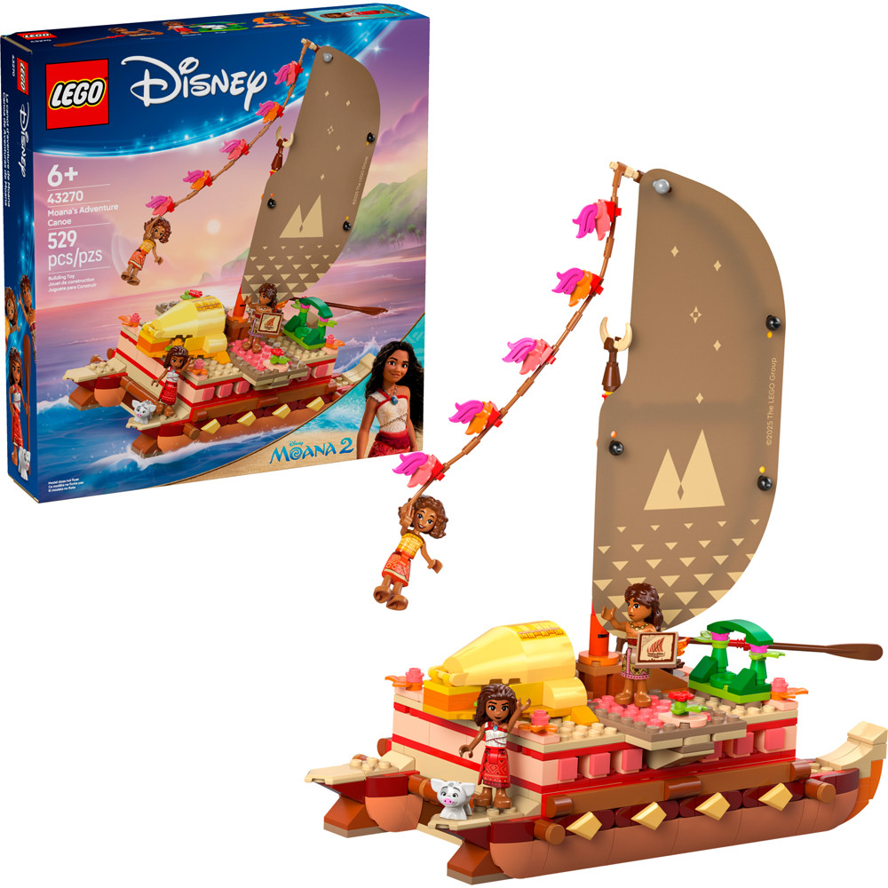 Lego Disney Princess Canoa da Vaiana 43270 com 529pcs | Shopee Brasil