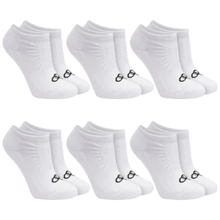 Kit com 6 Pares de Meias Invisível Adulto Algodão Macio Original Olympikus
