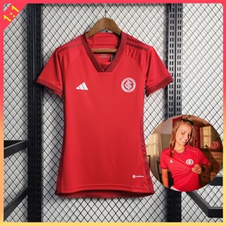Camisa de Futebol Internacional 23 /24 B-L Jersey Home Camiseta Vermelha (Estilo Mulher)
