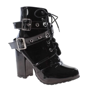 Bota Feminina Salto Alto 9cm Preto c/ 3 opções de uso ER400