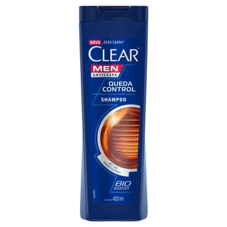Shampoo Clear Men Anticaspa Queda Control 400ml