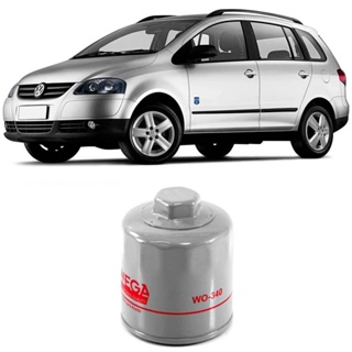 Filtro Óleo Volkswagen Spacefox 1.6 2006 A 2017 Wega