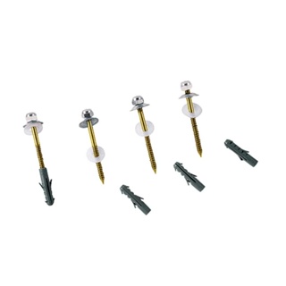 Kit de fixação para lavatório n°10 cromado Forusi