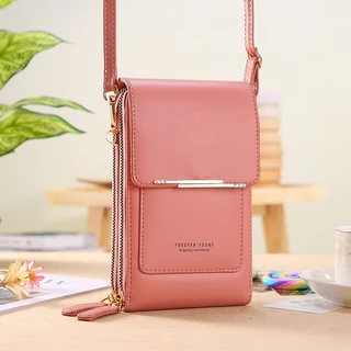 2023 Novo Moda Tela Sensível Ao Toque Bolsa Para Celular Com Fechadura Feminina Trava