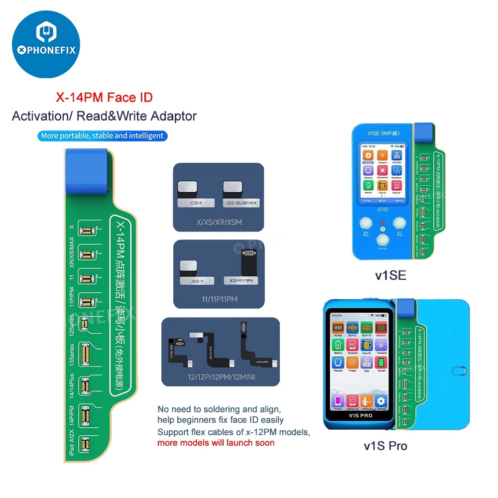 JCID VIS Wide Angle Camera Repair Adapter, Mini câmera traseira, V1SE XR- 12PM, iPhone XR XS Max 11 12 13 14 Pro Max - AliExpress