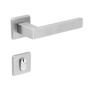 Fechadura Externa Arouca Ecoline Quadra Inox Escovado