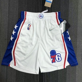 2021-22 New Original NBA Brooklyn Nets Basketball Jersey Shorts for Men  Swingman Heat Pressed Retro City Edition Navy Blue with 75th Anniversary  Silver Diamond Swoosh