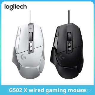 Logitech-g502 hero k/da mouse gaming de alto desempenho, sensor