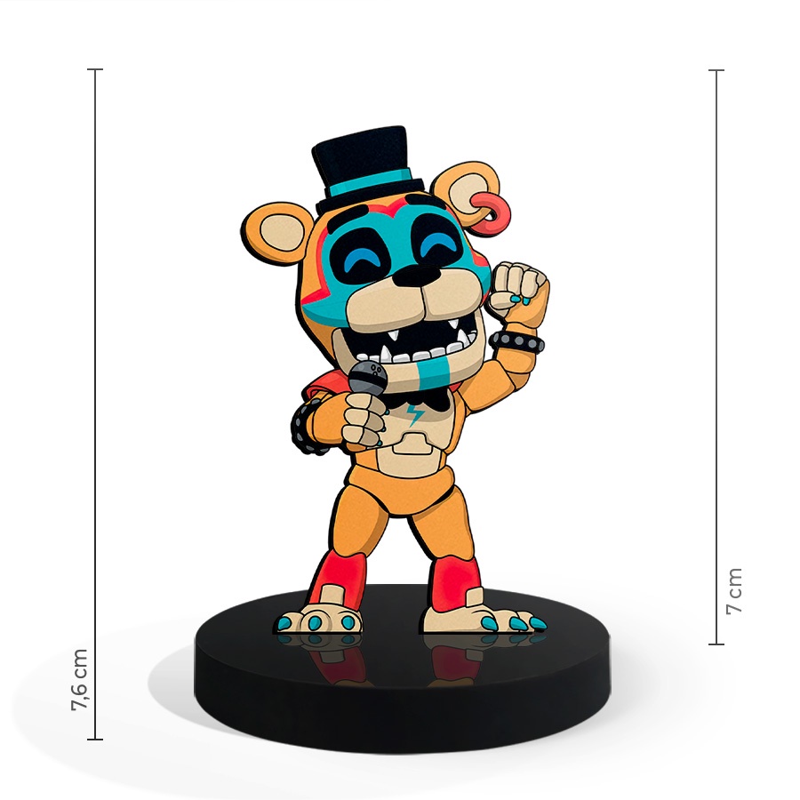 Boneco Articulado Rockstar Freddy - Fnaf - Funko em Promoção na