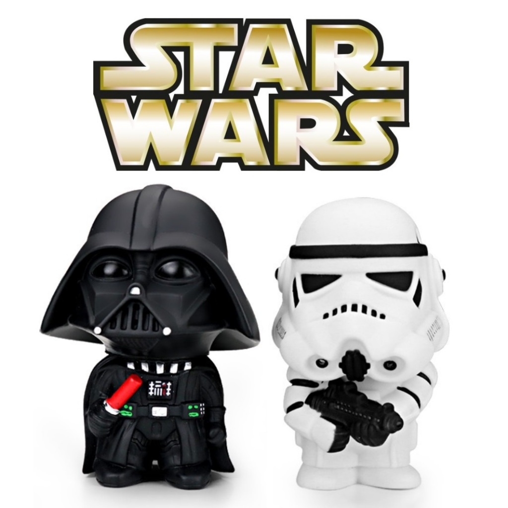 Bonecos Star Wars - Darth Vader e Stormtrooper - Hobbies e coleções