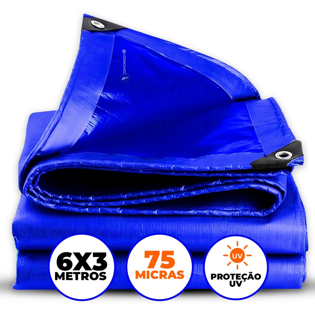 Starfer Lona Azul Carreteiro Camping Piscina Toldos Caminhão Impermeável g x Metros Shopee