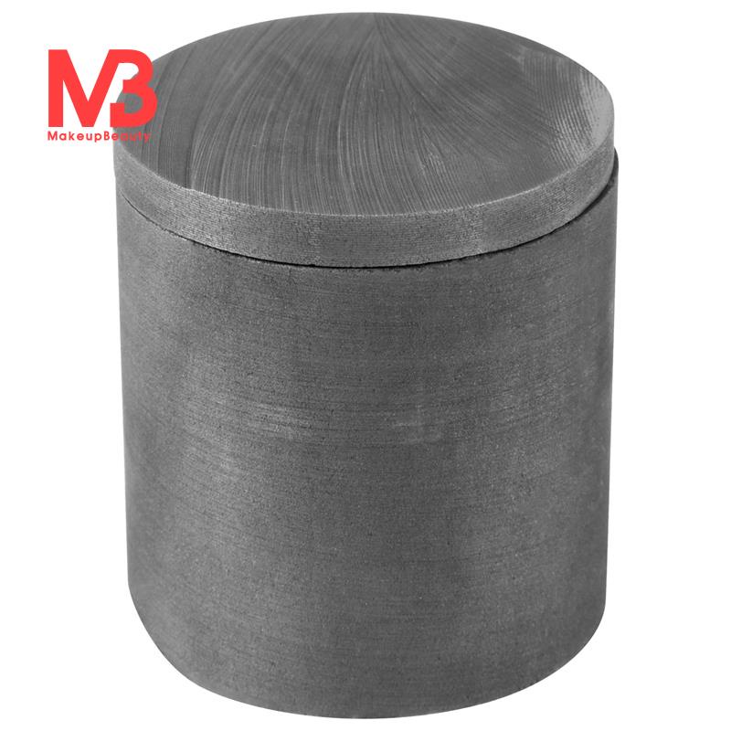 Cadinho De Fundição De Grafite De Alta Pureza Com Tampa De 40 * 40mm Para Prata E Preto