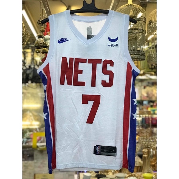 NBA Jersey KEVIN DURANT No . 7 BROOKLYN NETS Para Esportes Shopee Brasil