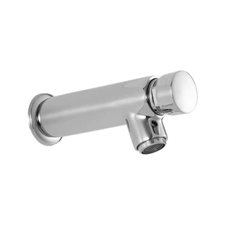 Torneira Para Banheiro de Parede Fechamento Automático Ijuí Pingoo - Prata Cromado em Oferta na Shopee