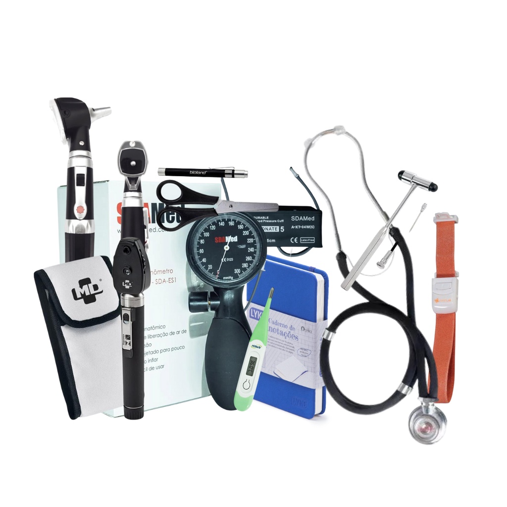 Kit Academico Veterinario com 11 Peças Completo Profissional | Shopee ...