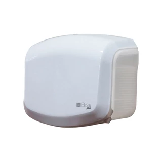 Dispenser Toalheiro Interfolha Mini Branco Cristal Elisa Plus em Oferta na Shopee