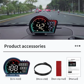 Automotivo GPS HUD Head Up Display Velocímetro Odômetro Alarme De Segurança Multifuncional Eletrônico De Carro De Computador A Bordo
