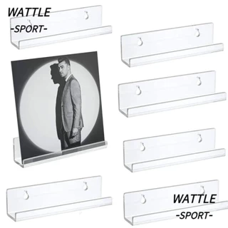 Prateleira De CD WATTLE , Suporte Para Exibição De Discos Em Acrílico De Vinil Montado Na Parede De 4/7/12 Polegadas