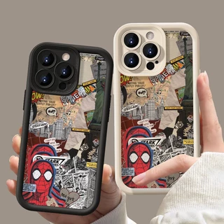 Capa De Silicone Macia Para IPhone 11 12 13 14 15 Pro Max Plus 7 8 X XR XS Anti-Queda Lente Protetora Total