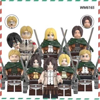 Montagem De Brinquedos Da Série anime Modelo minifigure De Bonecos