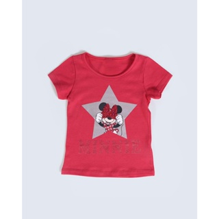 Blusa Bebê Estampa Minnie Disney Vermelha