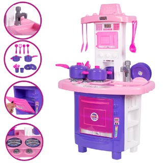 Cozinha Criança Princesa Com Jogo de Comidinhas e Acessórios - Big Star  Brinquedos - Cozinha Infantil / de Brinquedo - Magazine Luiza