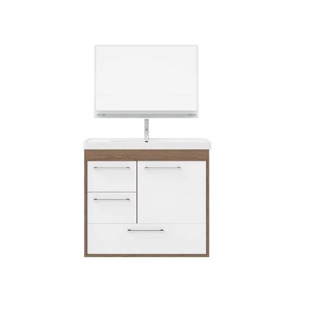 Conjunto Procion Munique c/ Gavetão 60cm Branco Cerocha