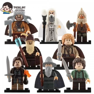 Senhor dos Anéis Bloco de Construção Doll Aragon Gandolph Saruman Bear Man Bion Bloco de Construção Minifigure Collection Ornamentos mini Modelo Brinquedos Infantis