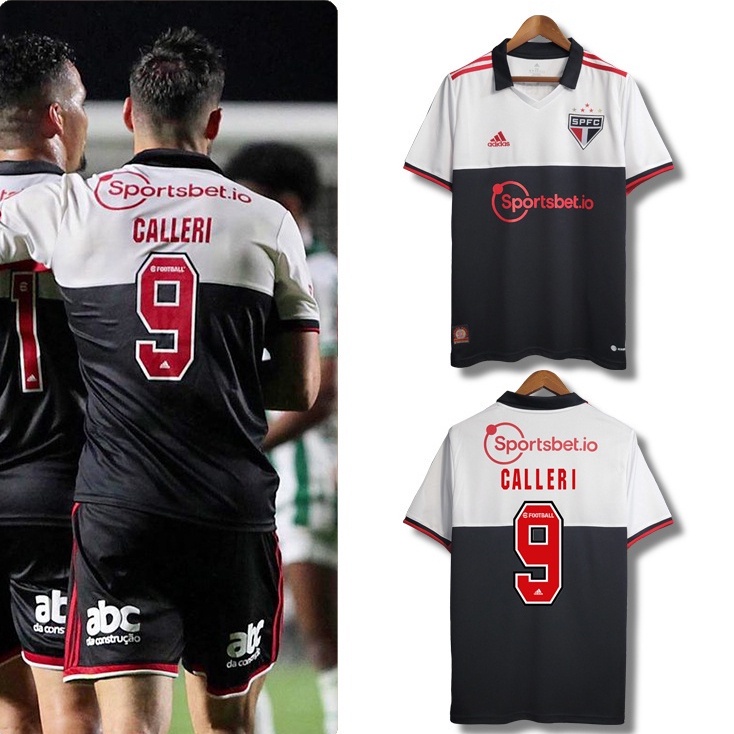 Adidas São Paulo Home 2023 9 Calleri Jersey - Futfanatics