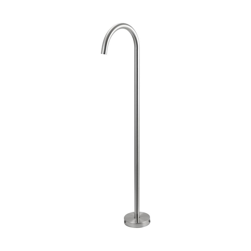 Misturador de Piso para Banheiro Inox Timonha Pingoo - Prata Escovado