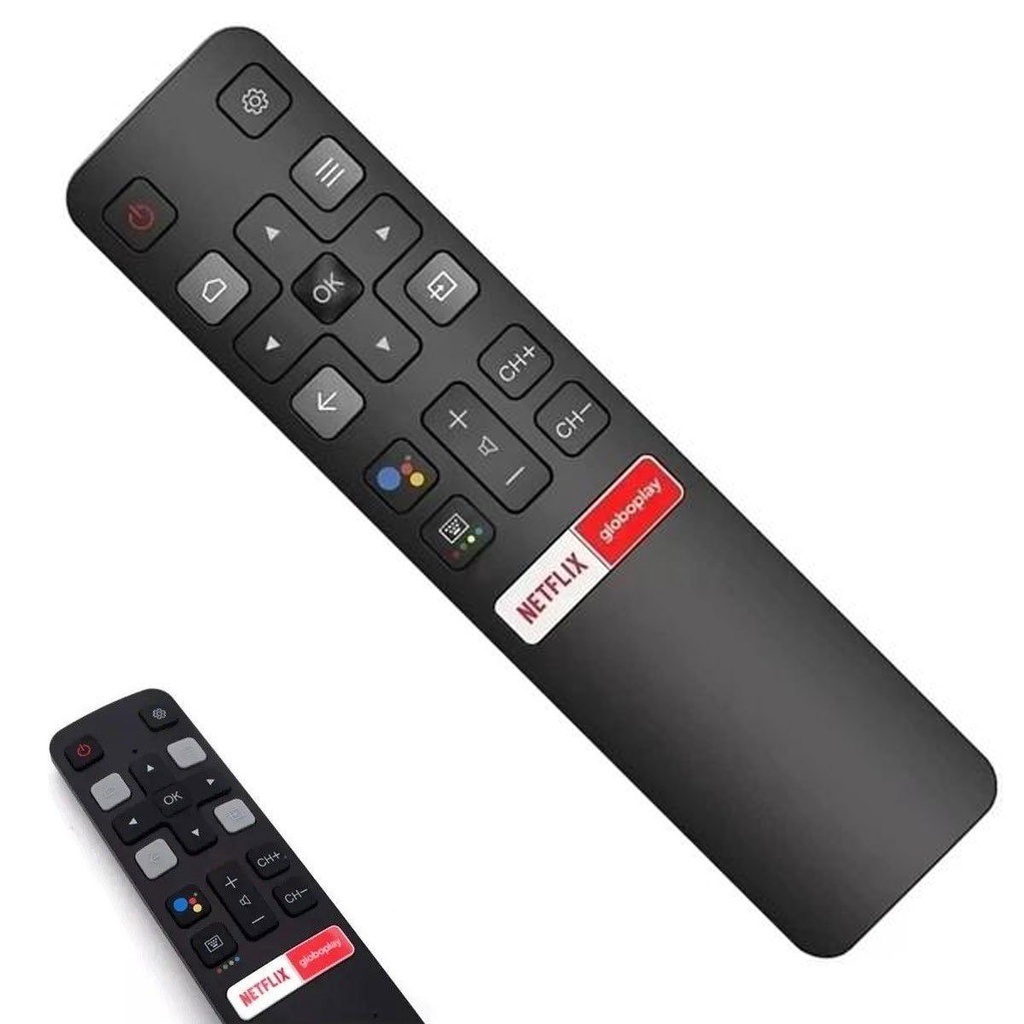 Controle Remoto Compatível Smart TV LED TCL 4K FBG7410/Lelong/Sky SU