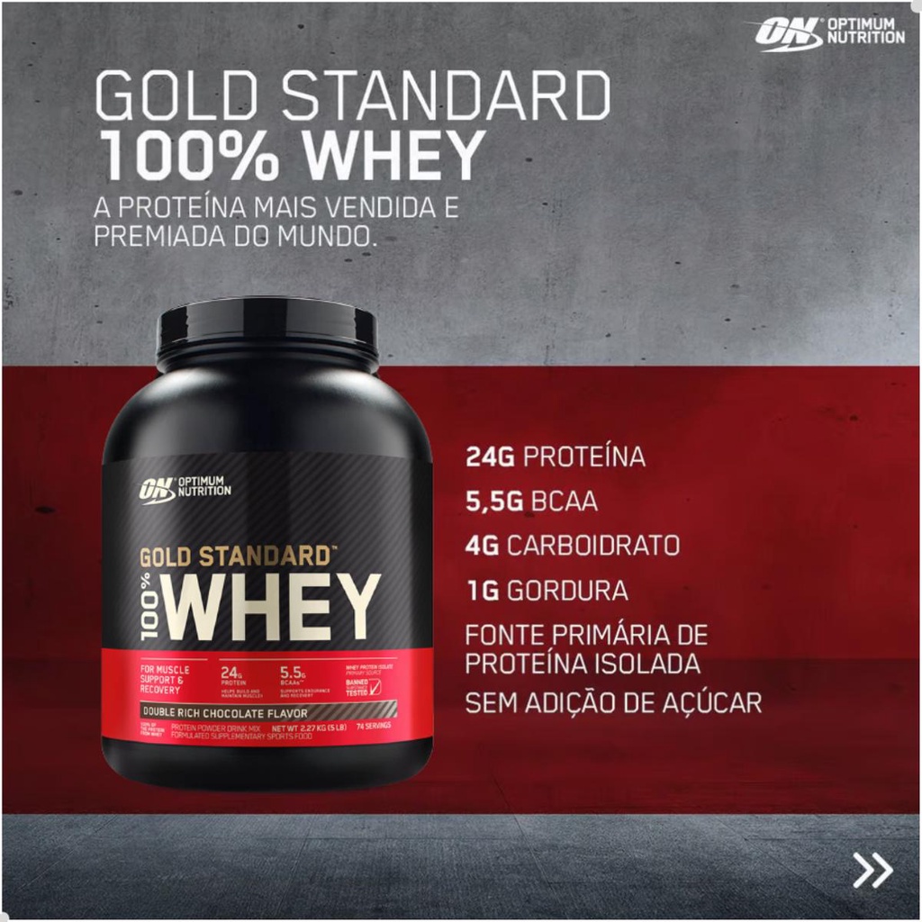 100% Whey Gold Protein Standard New 2,27Kg 5 LBS Optimum Nutrition