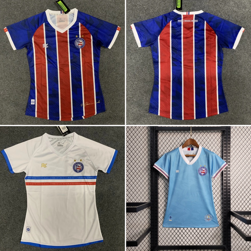 23/24 Camisa De Futebol Feminina Bahia I/II/III