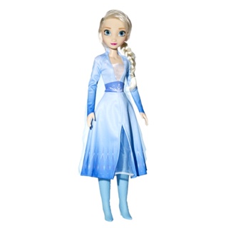 Kit C/ 2 Bonecas Anna E Elsa Frozen Gigante Articulada