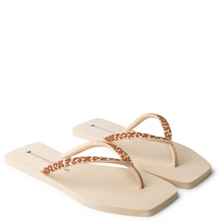 Rasteira Praia Nude Manteiga detalhes Chocolate 3020.38_3