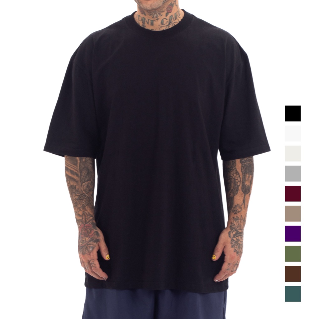 Camiseta Oversized Basic Streetwear Masculina